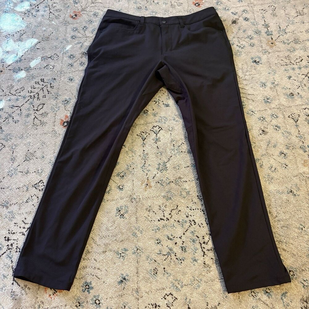 Lululemon ABC Pant Classic Black 5 Pocket Mens Trousers Size 33x30
